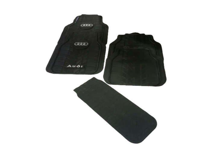 5 Piece Car Floor Mats and Liners with Audi Logo