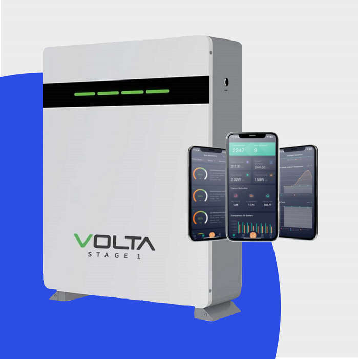 Volta Stage 3 - 10.24kWh LiFePO4 Battery - 2nd GEN - Wifi (VOLTA-S3-51.2-2G)