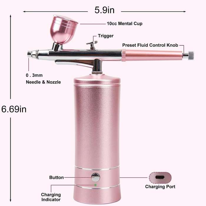 Air Brush System Rose Gold