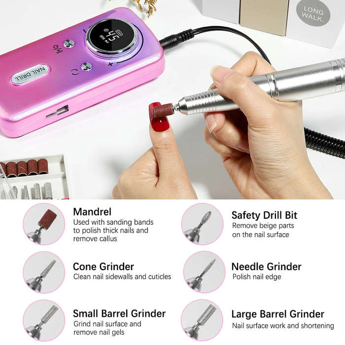 Nail Drill Machine Professional Edition 45000RPM - TOT-V6