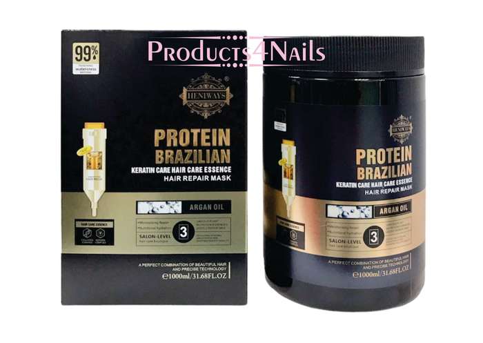 Keratin Brazilian Protein Creamy Hair Mask 1000ml - HS030-16