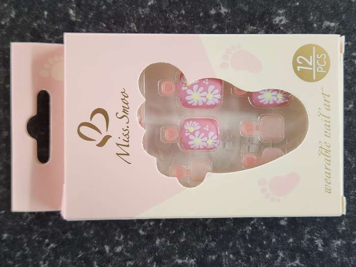 Press On TOE Nails from Miss Smoo - Flowers