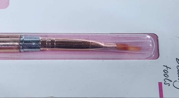 Nail Poly Gel Brush and Art liner 2in1 Miss Smoo - Pink Crystal
