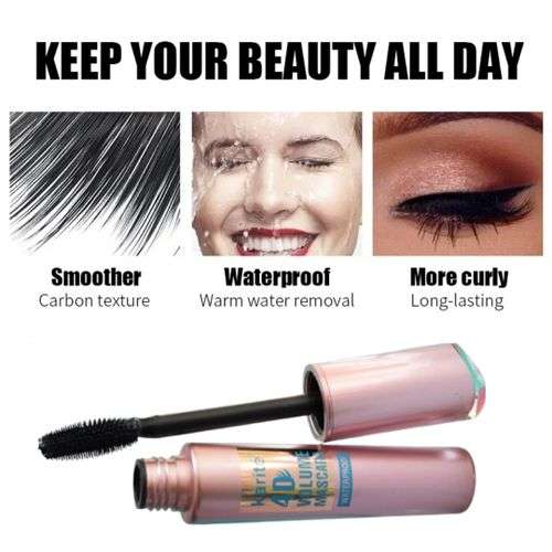 Karite 4D Volume Mascara Waterproof 24 Hour Long Lasting 15ml - 56880-47