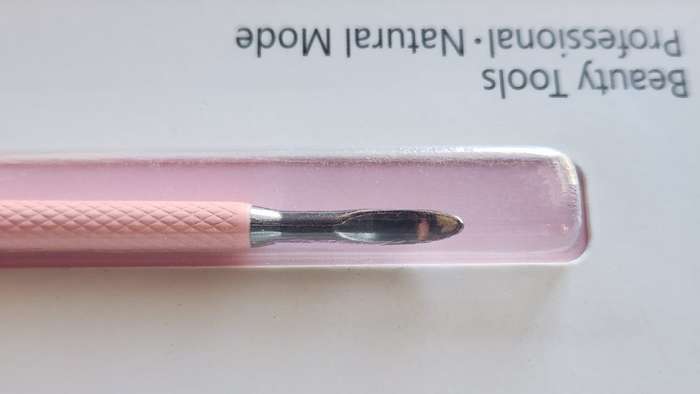 Stainless Steel Cuticle Pusher Double Sided - PINK