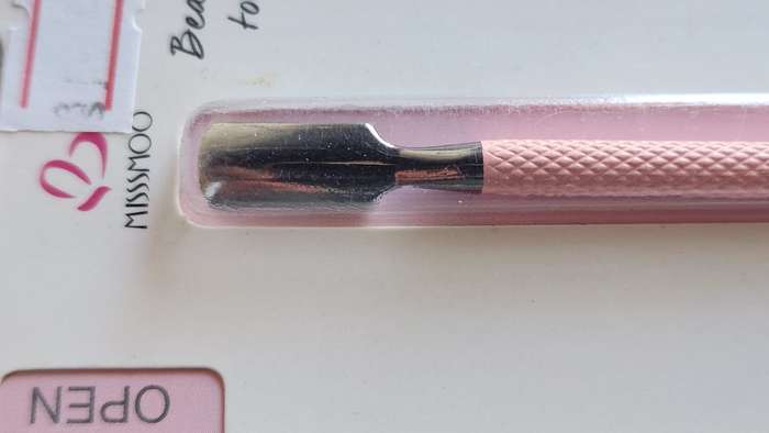 Stainless Steel Cuticle Pusher Double Sided - PINK