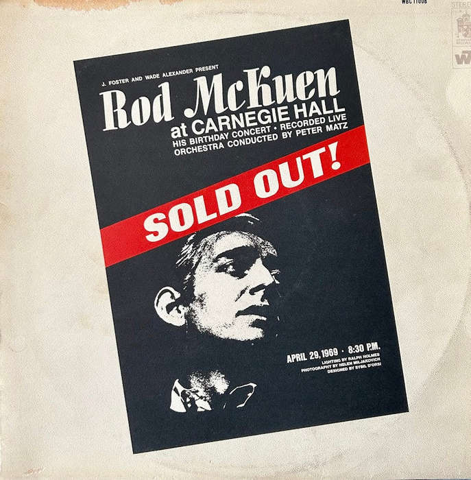 Rod McKuen  At Carnegie Hall