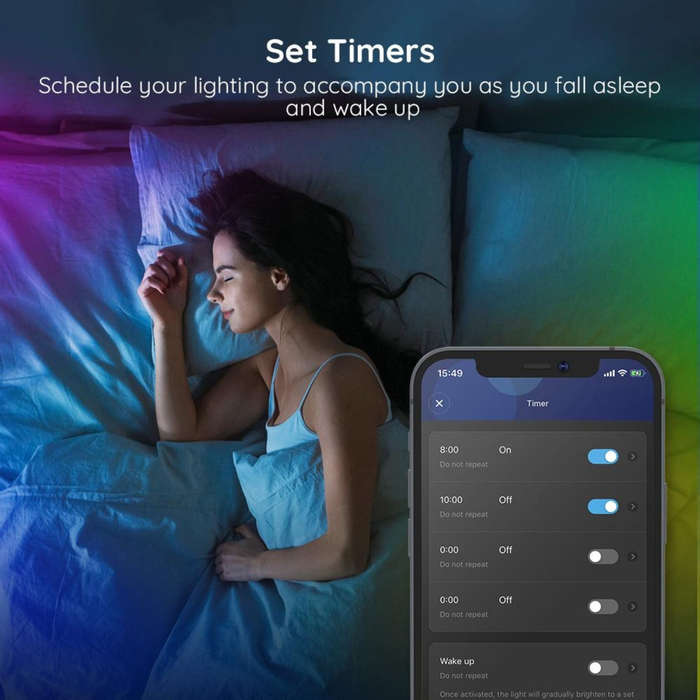 Govee RGB Smart Wi-Fi + Bluetooth LED Strip Lights [Energy Class A]