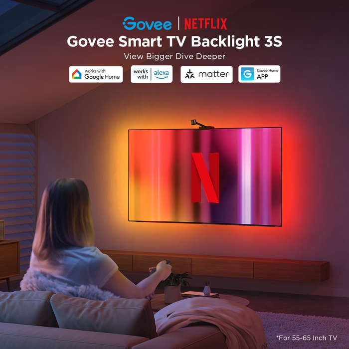 Govee Smart TV Backlight 3S Netflix Version (55-65 inches)