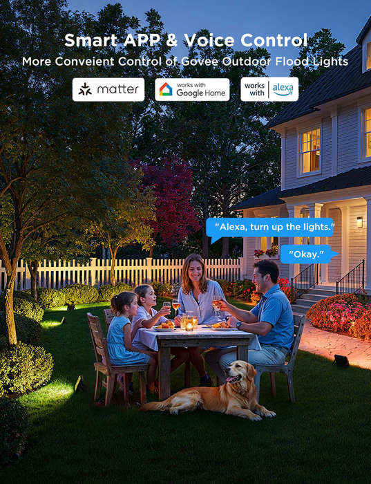 Govee Flood Lights 2 (4 Pack) - Smart Light - UNBOXED DEAL