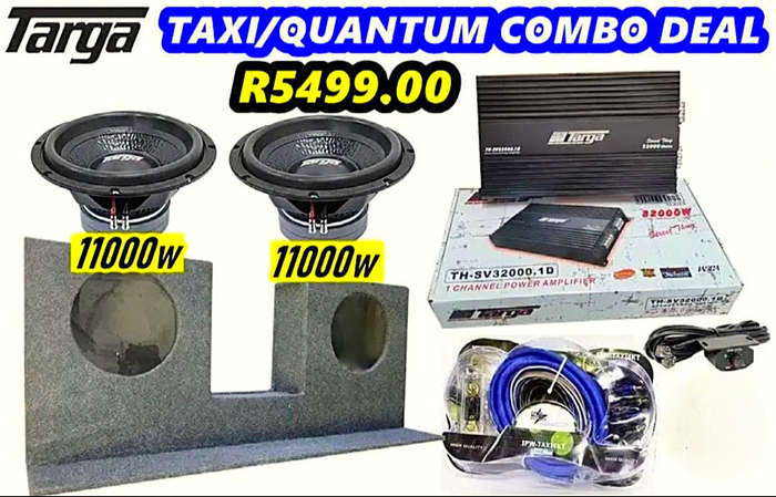 Targa Dual 12 inch 32 000W Toyota Quantum Sound Combo