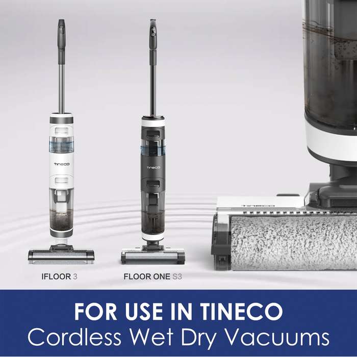 iFLOOR 3/iFLOOR Breeze/FLOOR ONE S3 Breeze Replacement 2xHEPA Filter Assembly, 2xBrush Roller
