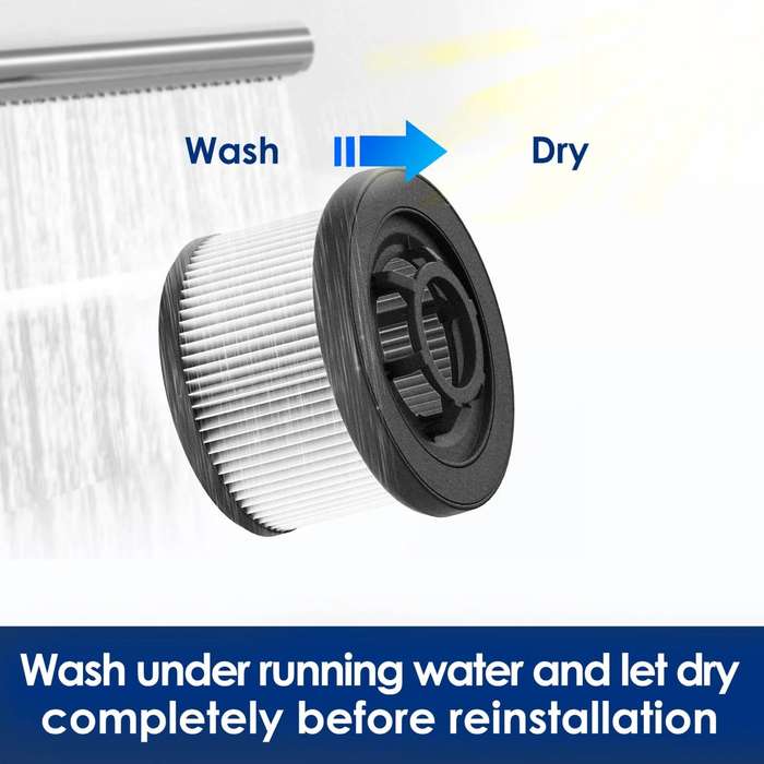 HEPA Filter & Sponge for A30S Vacuum Cleaner Stick - Washable & Reusable (1PCS)