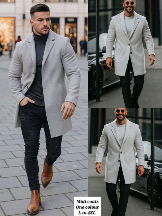 Mens Midi Coat