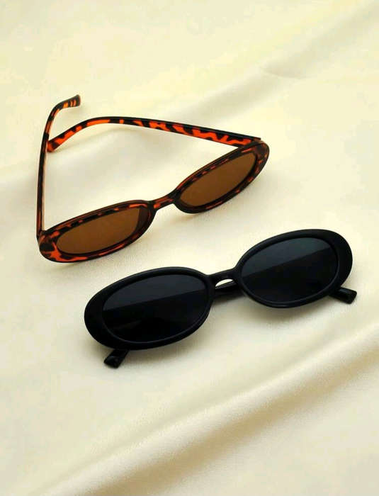 Tortoiseshell Oval Fashion Sunglasses