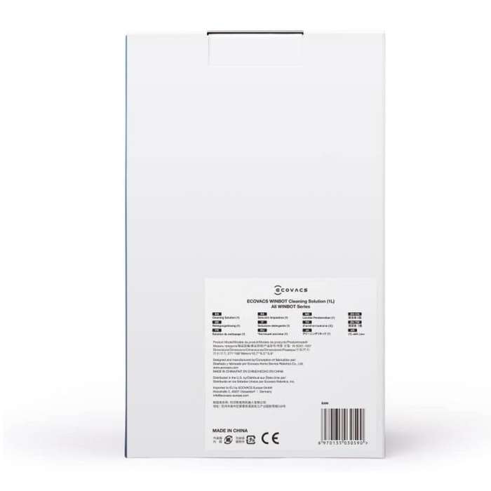 Ecovacs WINBOT Cleaning Detergent Solution Bottle - 1 L