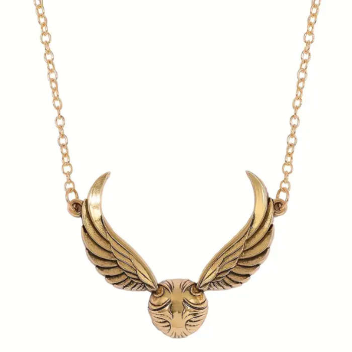 Golden Snitch Themed Necklace  Harry Potter Inspired Magic & Style