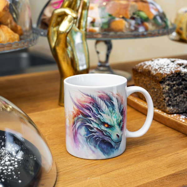 Mystic Dawn Dragon Mug
