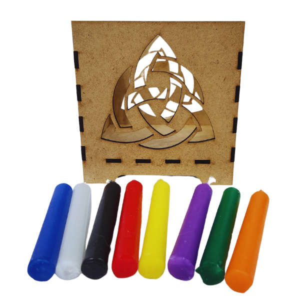 Mystic Triquetra Candle Holder