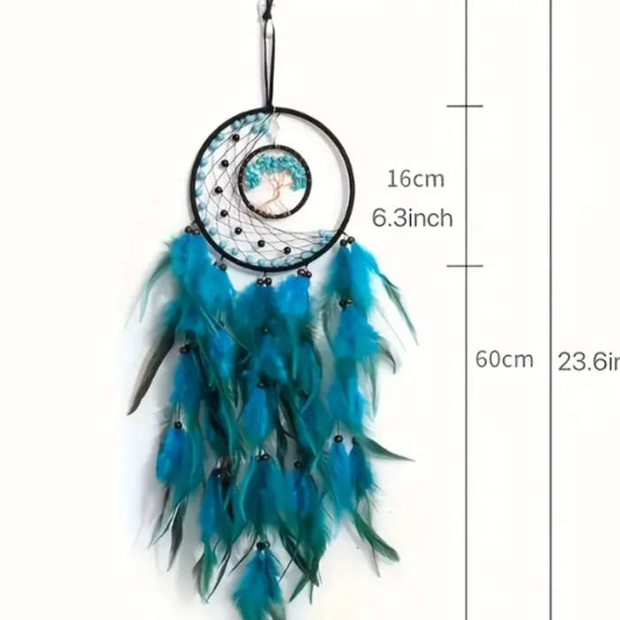 Tree of Life Moon Dreamcatcher  Intuition, Healing & Celestial Balance