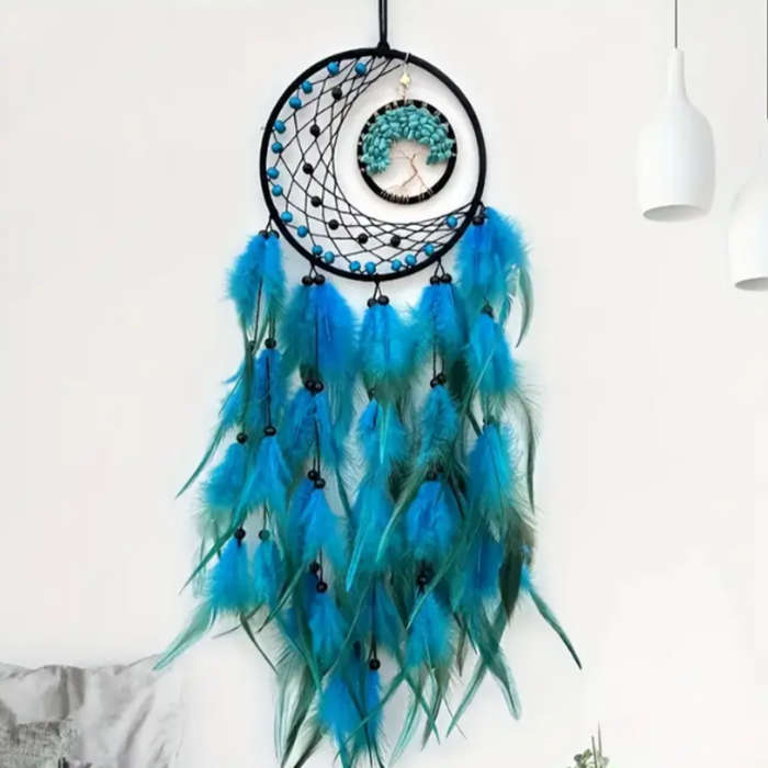 Tree of Life Moon Dreamcatcher  Intuition, Healing & Celestial Balance