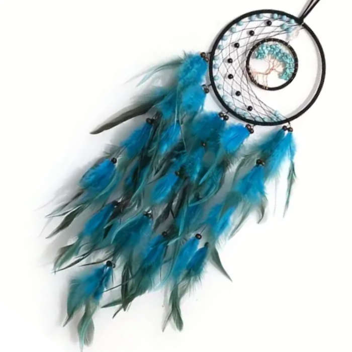 Tree of Life Moon Dreamcatcher  Intuition, Healing & Celestial Balance