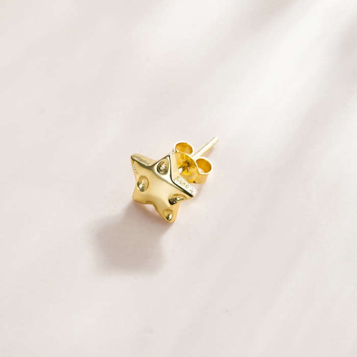 S925 Sterling Silver Star Women Earrings