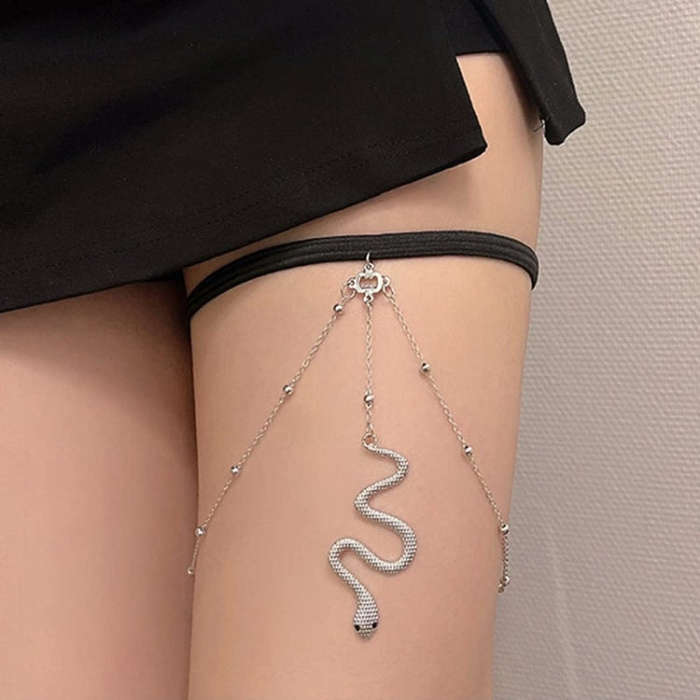 Layered Thigh Chain Women Body Chain, Color: SKU6263