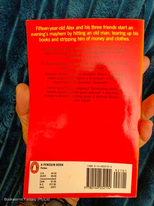 A Clockwork Orange by Anthony Burgess