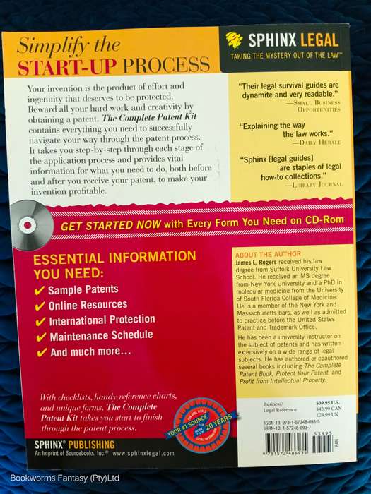 The Complete Patent Kit by James L. Rogers