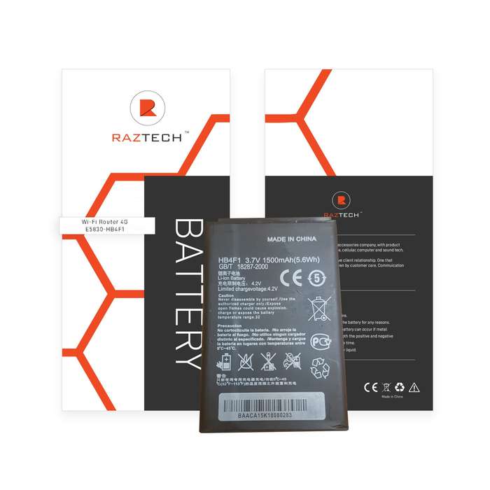1500mAh HB4F1 WiFi Router Battery For Huawei E5830 / HB4F1