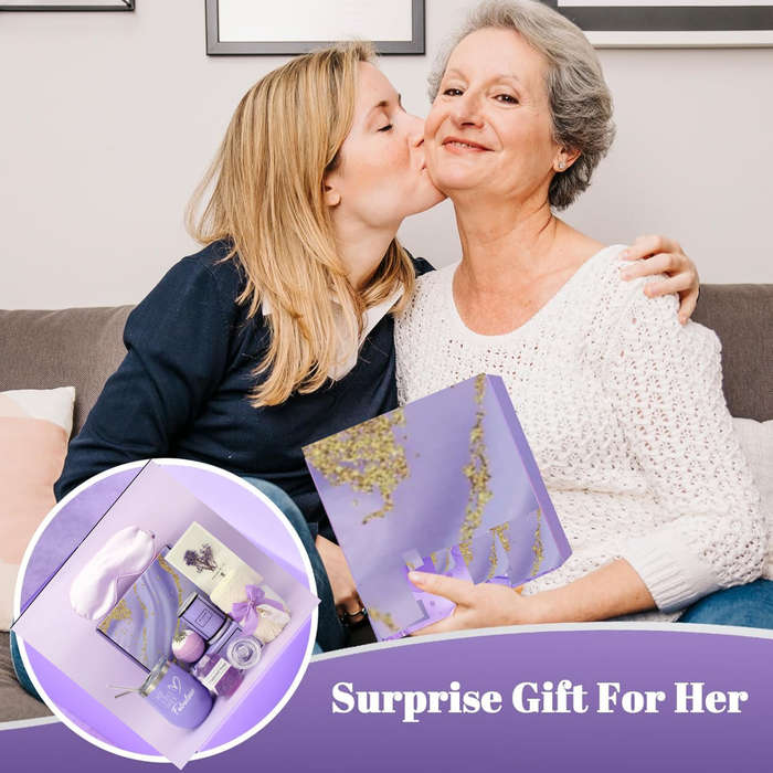 Luxury 10 Piece Relaxation Spa Gift Set - Self-Care Package for Women