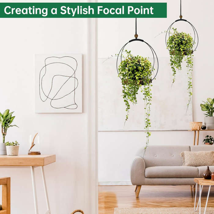 Hanging Planters for Indoor Plants & Windows, Modern Plant Hanger For Home