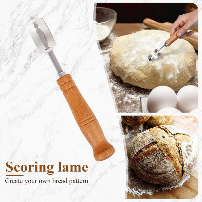 Banneton Bread Proofing Basket,Sourdough Starter Kit,Baking Supplies 20 Pcs