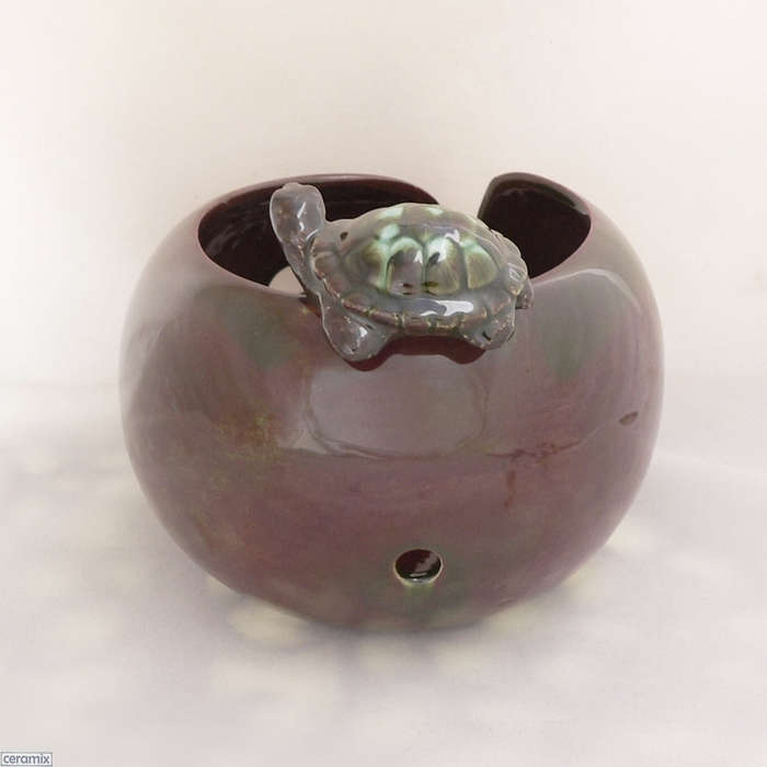 Tortoise Destiny Large Round Yarn Bowl