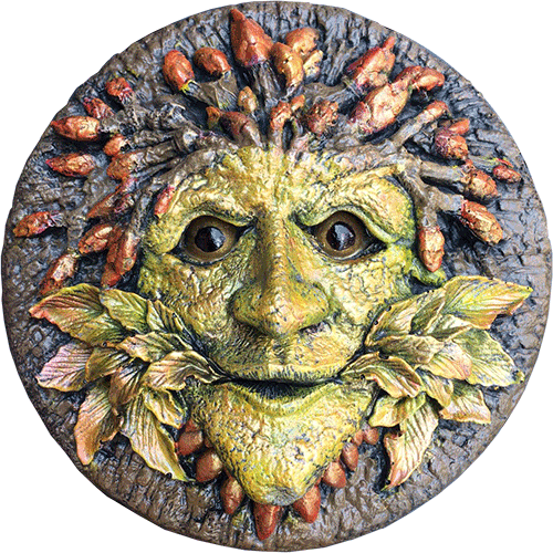 Canny Casts - Wall Hanging - Green Man (T4) - Available in all 4 Seasons - Spring