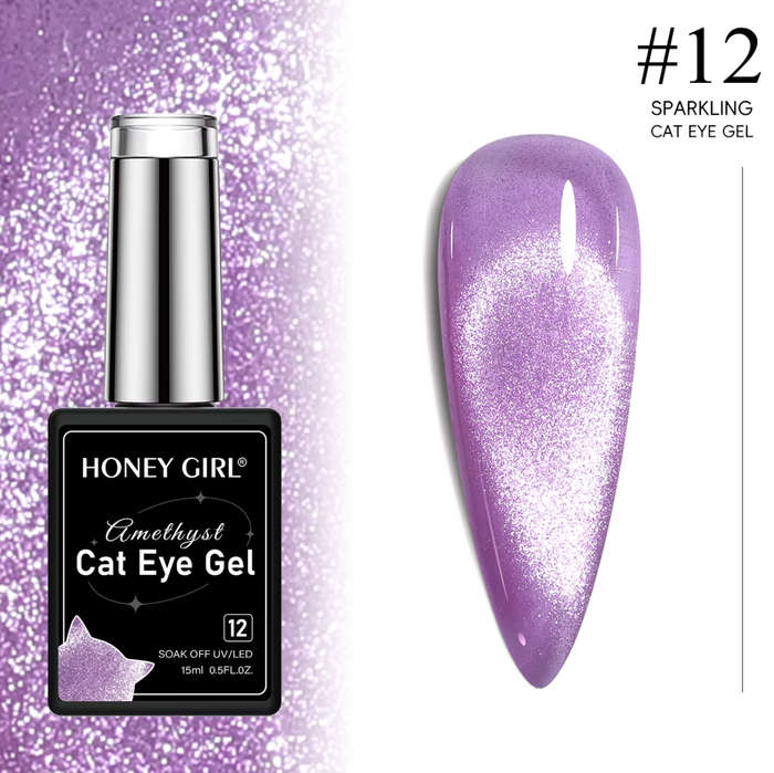 Amethyst Twilight Magnetic Cat Eye Gel