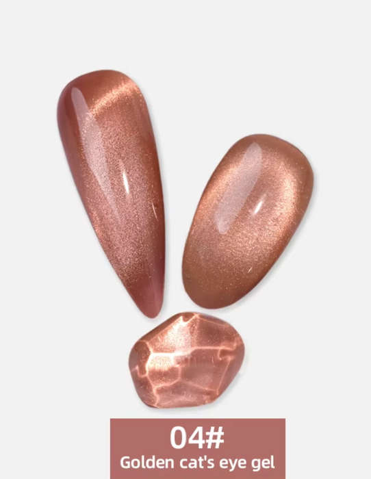 Golden Espresso Magnetic Cat Eye Gel