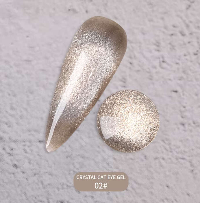 Crystal Mocha Frost Cat Eye Gel