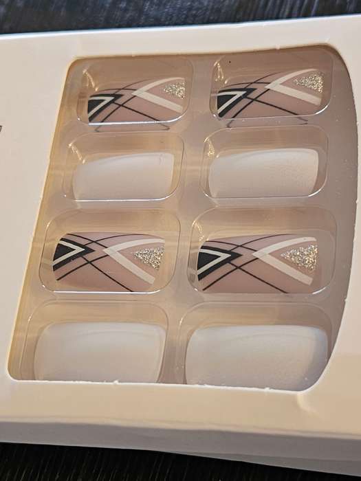 Artic Geometry Press On Nails