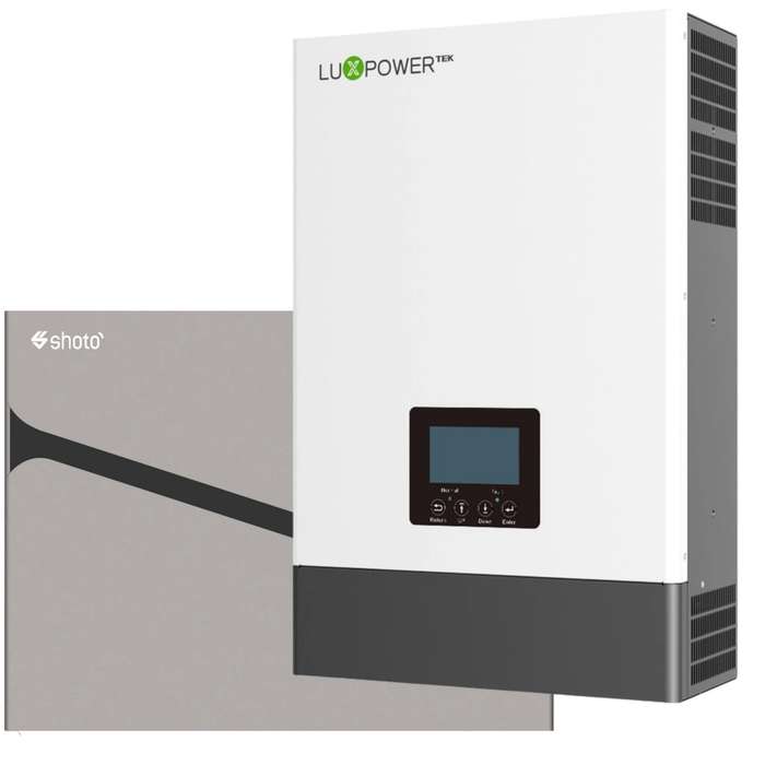 5KVA MPPT Luxpower and Shoto 5.12 KWh Combo