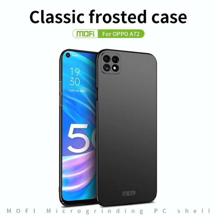 For OPPO A72 MOFI Frosted PC Ultra-thin Hard Case(Red)