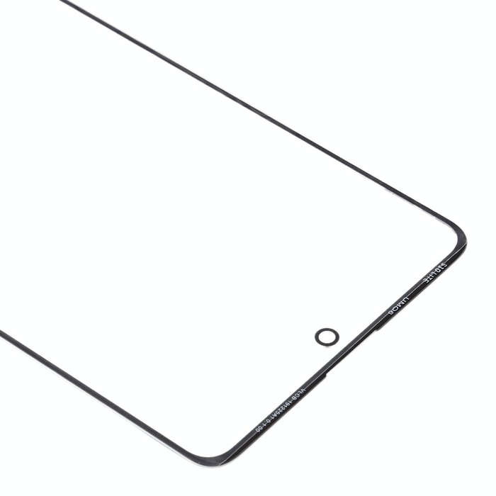 For Samsung Galaxy A71 Front Screen Outer Glass Lens (Black)