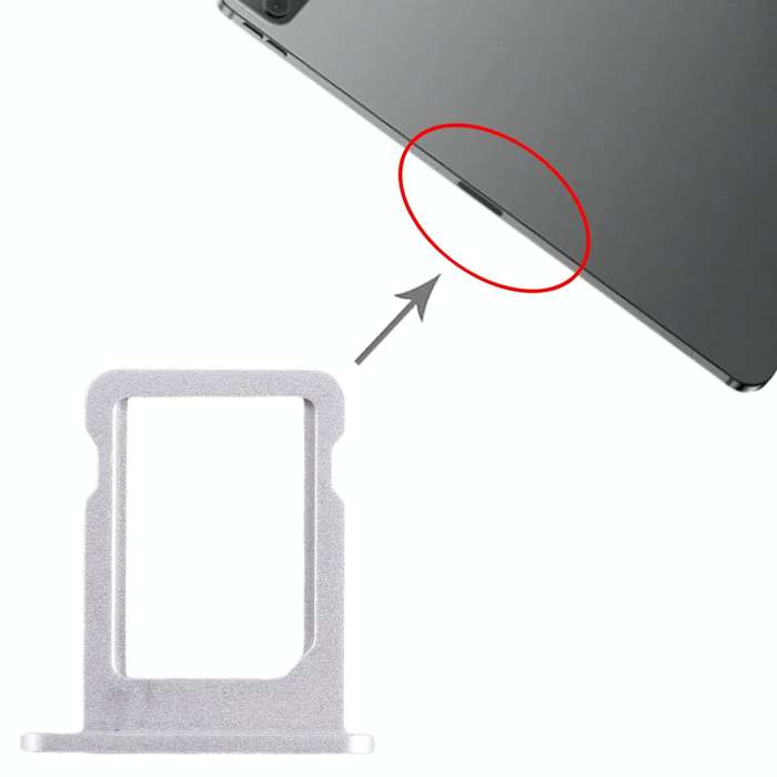 For iPad Pro 12.9 inch 2022 SIM Card Tray (Silver)