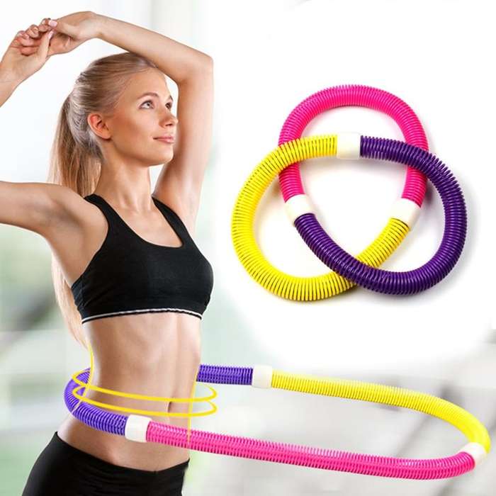 Adult Slimming Circle Waist Trimmer Workout Fitness Exercise Coil Flexible Soft Spring Fitness Ci...