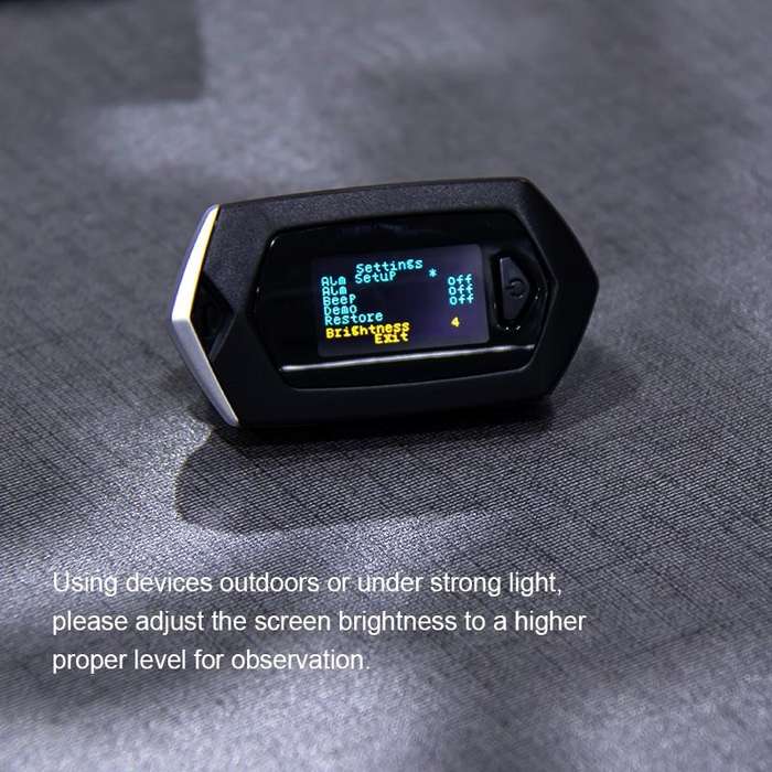 Portable Pulsioximetro Finger spo2 Pulse Oxymeter Blood Oxygen Monitor Saturatiemeter (Black)