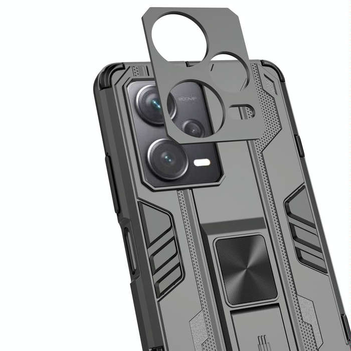 For Xiaomi Redmi Note 12 Pro+ China Supersonic PC + TPU Shock-proof Protective Case with Holder(G...