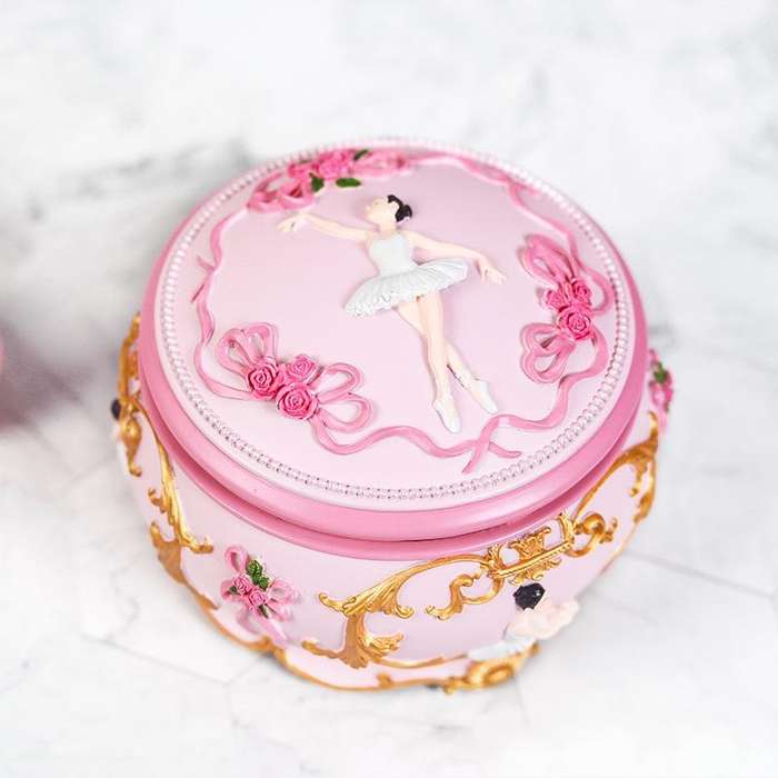 Ballet Girl Rotating Dancing Music Box Creative Birthday Gift, Music: Spirited Away
