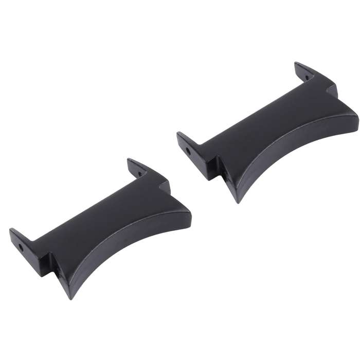 1 Pair For Samsung Galaxy Watch4 40mm / 44mm Smart Watch Watchband Connector Converter (Black)