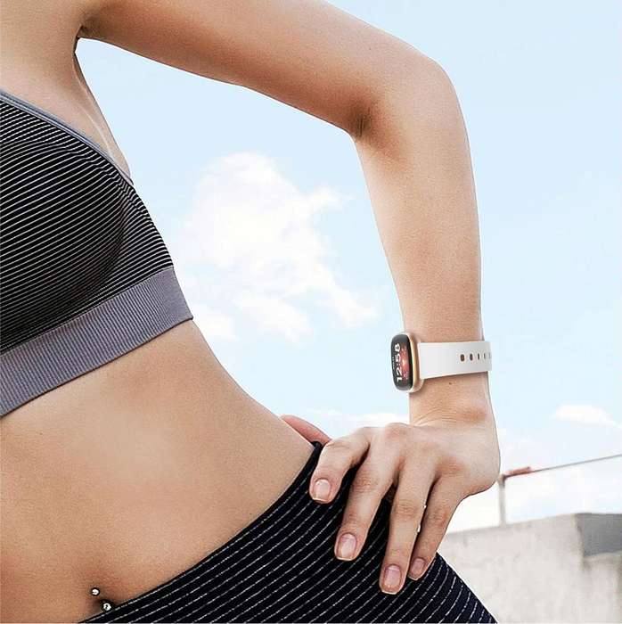 For Fitbit Versa 3 Silicone Watch Band(White)